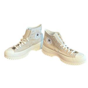 Converse Chuck Taylor All Star Lugged 2.0 High Top Beach Stone Womens Size 11.5